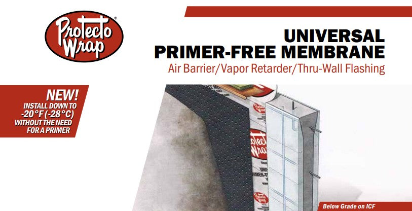 Protecto Universal Primer Free Membrane 36" x 50' | SKU: 84453650